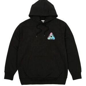 Palace Black Hoodie with Multicolor Logo